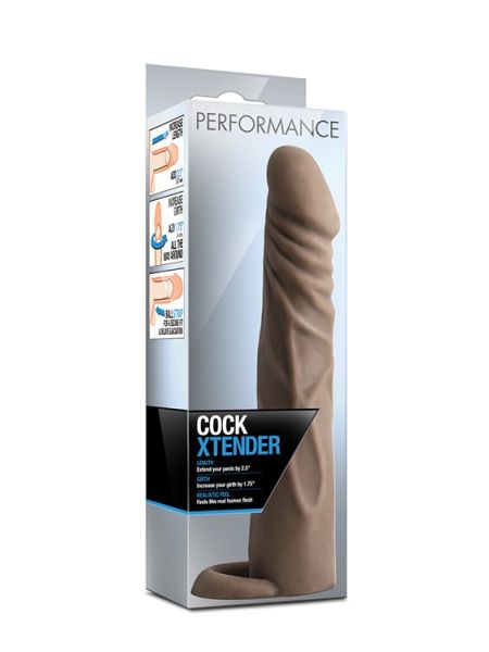 Stymulator-PERFORMANCE COCK XTENDER BROWN - 3